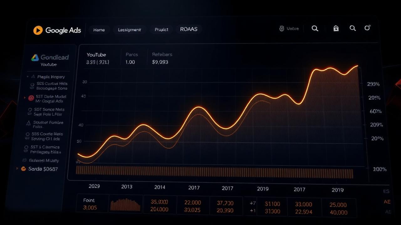 Google Ads performance dashboard